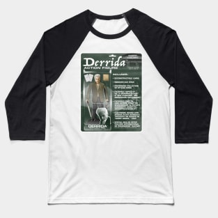 Derrida Action Figure Baseball T-Shirt